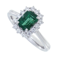 Anello Salvini Donna LOVE for COLOR in Oro bianco Smeraldo 0.82 Ct 20103388 - 20103388